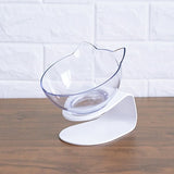 Non-slip Cat Bowls Double Pet Bowls With Raised Stand